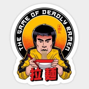 the game of death ramen Sticker